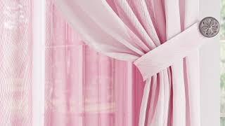 Комплект штор «Норион (розовый)» — видео о товаре