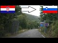 Croatia Slovenia Crossing The Border By Car