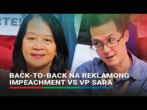 FULL: 2 new impeach complaints vs VP Sara, 2 presscons | ABS-CBN News