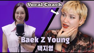 BAEK Z YOUNG (백지영) - Dingo Music Killing Voice (의킬링보이스) - Vocal Coach & Professional Singer Reaction