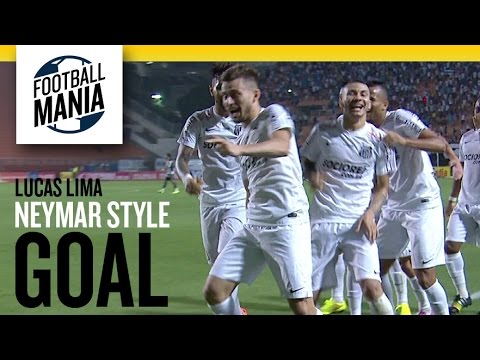 Neymar Style Goal - Lucas Lima (Santos/BRA) vs. Botafogo (BRA)
