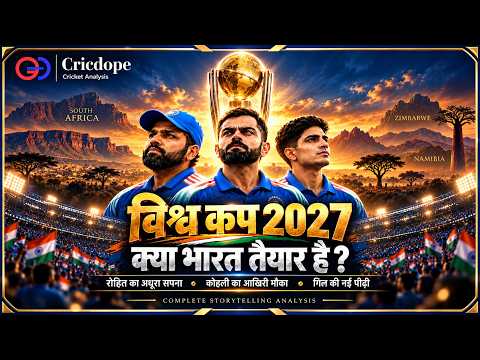 World Cup 2027 में भारत कितना तैयार? | Rohit का अधूरा सपना, Kohli का आखिरी मौका?
