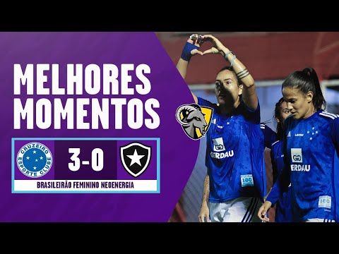 Gols e lances de Cruzeiro x Botafogo