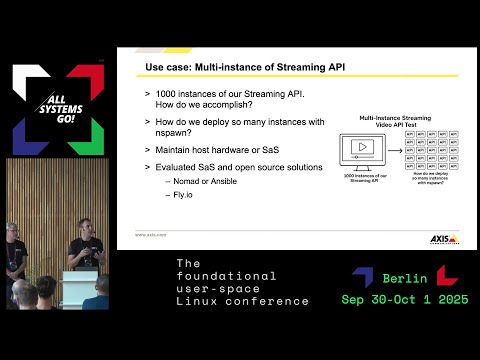 Slim device software with systemd targets and nspawn