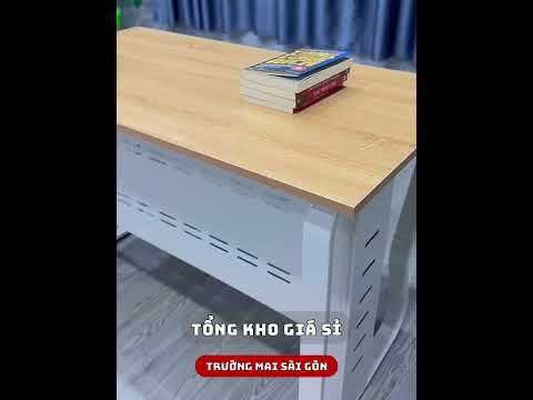 Bàn Văn Phòng Làm Việc K Uốn Yếm Che Lửng - BLV28