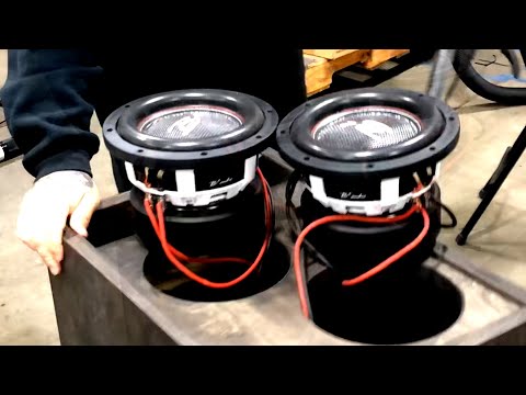 Extreme Subwoofer Excursion Xmax! 2 8's +Ported box = Ridiculous Low Bass Flex 🔊🔊