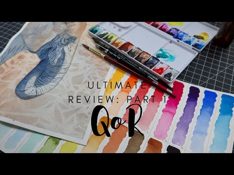 PART 1 QoR Watercolor Set of 24 : Ultimate Review