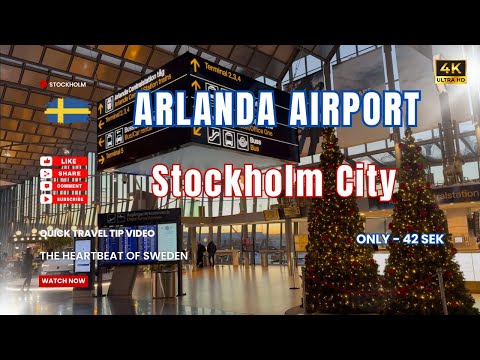 Cheapest Way to Travel to Stockholm City from Arlanda Airport | 42 SEK to T-Central