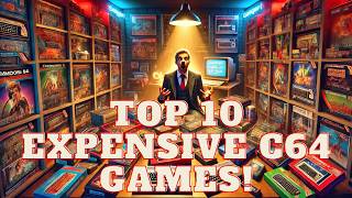 Top 10 RAREST Commodore 64 Games Worth Over $800 (Complete in Box!)