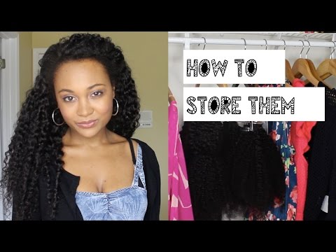 HOW TO STORE HAIR EXTENSIONS