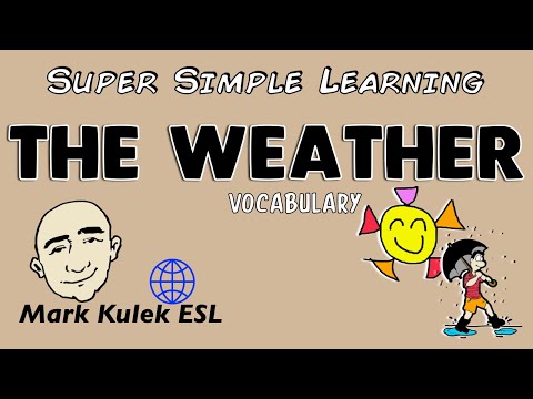 Das Wetter – Super einfaches Lernen (Vokabular) | Englisch lernen – Mark Kulek ESL