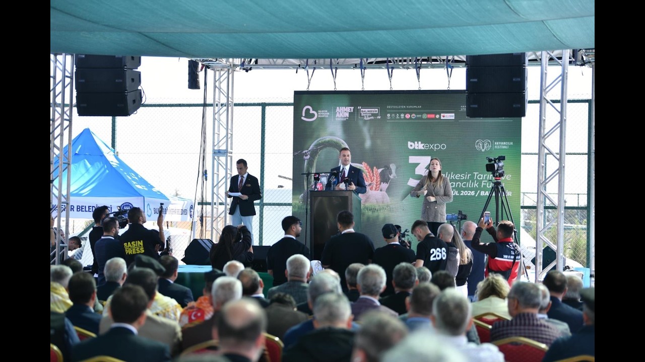 3. Balıkesir Tarım ve Hayvancılık Fuarı Kapılarını Açtı