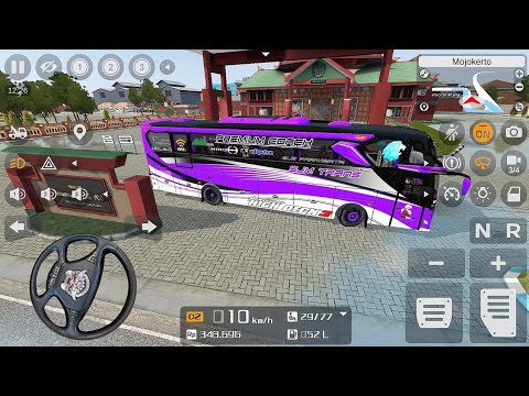 Smooth Bus Drive Trough Village in Portugal - Euro Truck Simulator 2 - Logitech G29 Setup  Handbrake