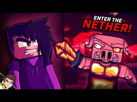 Epic Minequest 8 | Enter The Nether! Video