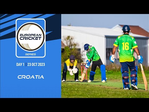 🔴 ECS Croatia, 2023 | Day 1 | T10 Live Cricket | European Cricket