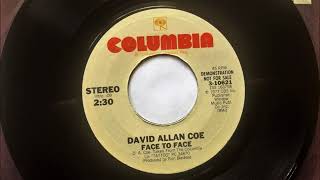 Face To Face , David Allan Coe , 1977