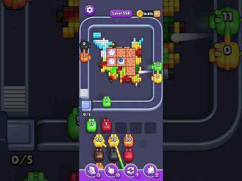 Pixel Flow Level 558 Walkthrough