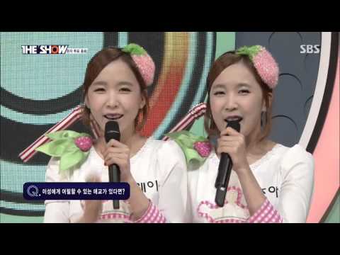 [LIVE_HD] 141029 Hyeri Girl's Day - Ji Yeon T ara   Zhou Mi SJ M @ THE SHOW MC Cut