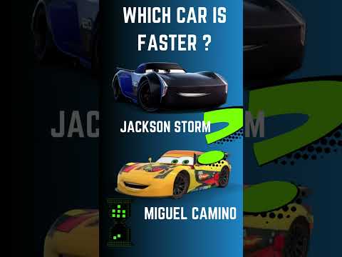 Cars Characters in Real#shorts | Miguel Camino and Jackson Storm. Which Car Is Faster?