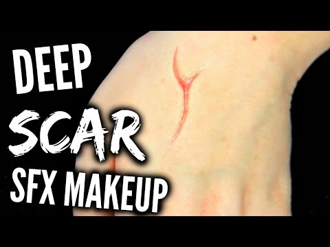 DEEP SCAR SFX MAKEUP TUTORIAL Video
