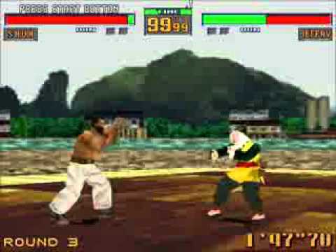 Virtua Fighter 2 - Jeffry vs Shun