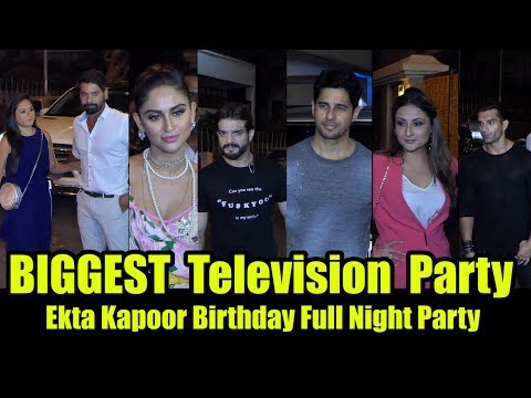 Ekta Kapoor Grand Birthday Full Night Party For Family And Freinds