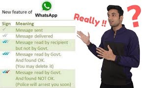 Three Bluetick on Whatsapp Read By Govt  Really Whatsapp New Feature
