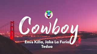Emis Killa, Jake La Furia, Tedua - Cowboy (Lyrics/Testo)
