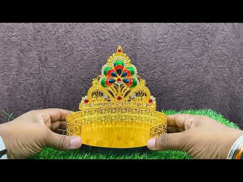 Baithakji Singhasan For Deity, Carved in Creative Art Hand Meenakari Paint Work video