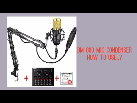 How To Use Bm800 Mic Condenser|live Broadcasting|legendary|vocal|Microphone