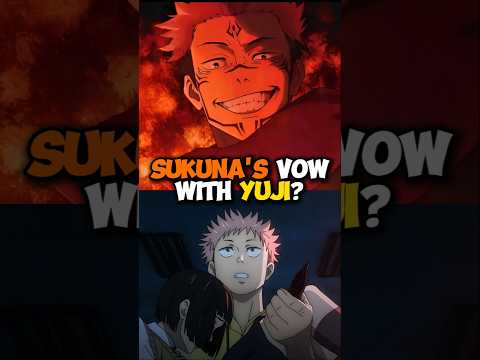 What Happened to Sukuna's Binding Vow with Yuji? #anime #manga #jjk