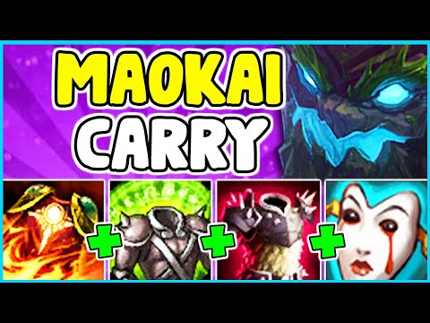 HOW TO PLAY MAOKAI TOP & SOLO CARRY In Season 10 | Maokai Guide S10 - League Of Legends