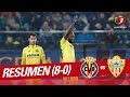 Resumen de Villarreal CF vs UD Almería (8-0)