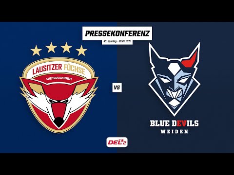 Press conference, Matchday 43 | Lausitzer Füchse - Blue Devils Weiden