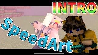 【+SpeedArt】Intro “ChickenEX” by KOTARTZ 【C4D＋PZ＋PZC3＋HF】【5500人記念動画】