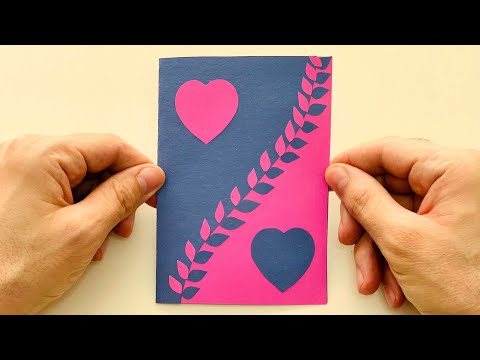 ATT GÖRA HJÄRTAKORT ❤️  | Vad är gjord av papper | Att göra hjärtkort
