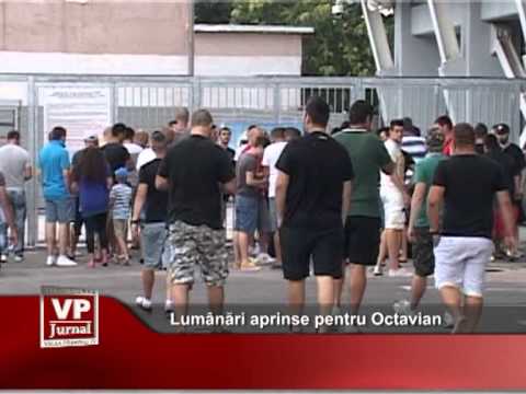 Lumânări aprinse pentru Octavian