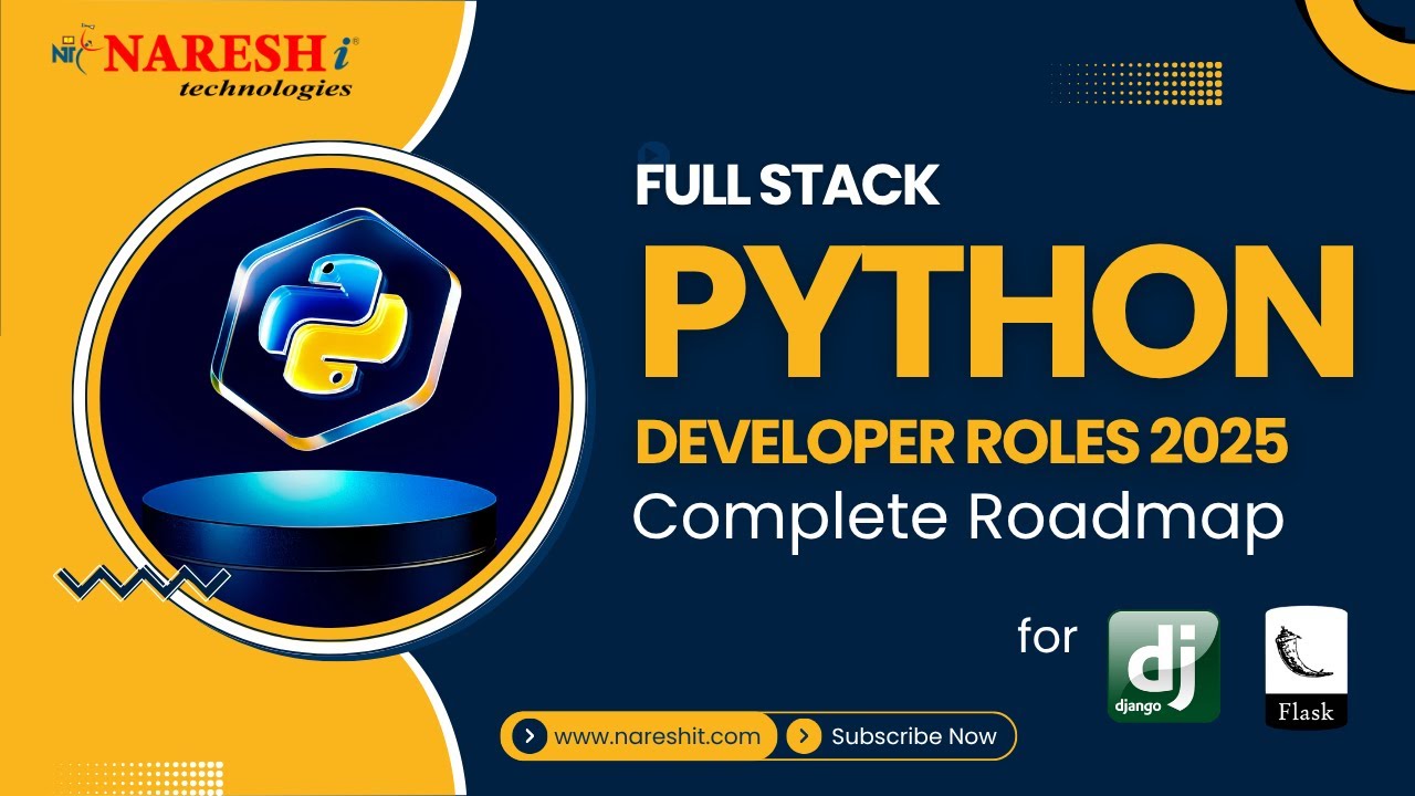 Full Stack Python Developer Roles 2025 Complete Roadmap | Django Flask API Development | Naresh IT
