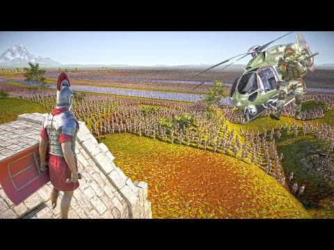 Modern Soldiers Attacked 3,000,000 Roman Empire | PART 1 | Ultimate Epic Battle Simulator 2