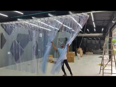 Flexible transparent pvc strip curtain