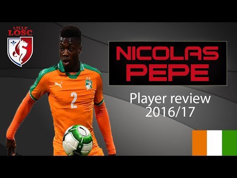 Nicolas Pépé | SCO Angers | Player review 2016/17 | Goals, Skills and Assists | HD
