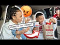 IGNORING MY GF S DRIVE THRU ORDER PRANK