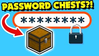 PASSWORD Chests in Minecraft Java 1.17+ | Locked Chests | One Command (Minecraft Tutorial)