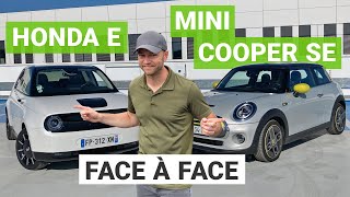 HONDA E vs. MINI COOPER SE : le match des citadines électriques premium !