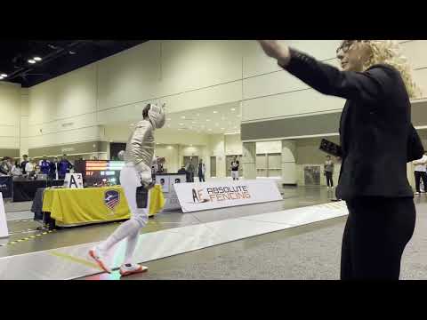 Orlando NAC 2023 SMS - L4 - Mitchell Saron USA v Konstantin Lokhanov FIE