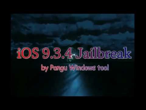 Jailbreak iOS 9.3.4 using Pangu windows tool