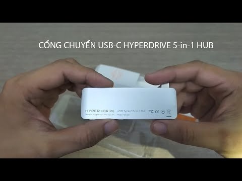 Cổng chuyển HyperDrive 5-in-1 USB-C Hub for MacBook, PC & Devices with Mini DisplayPort
