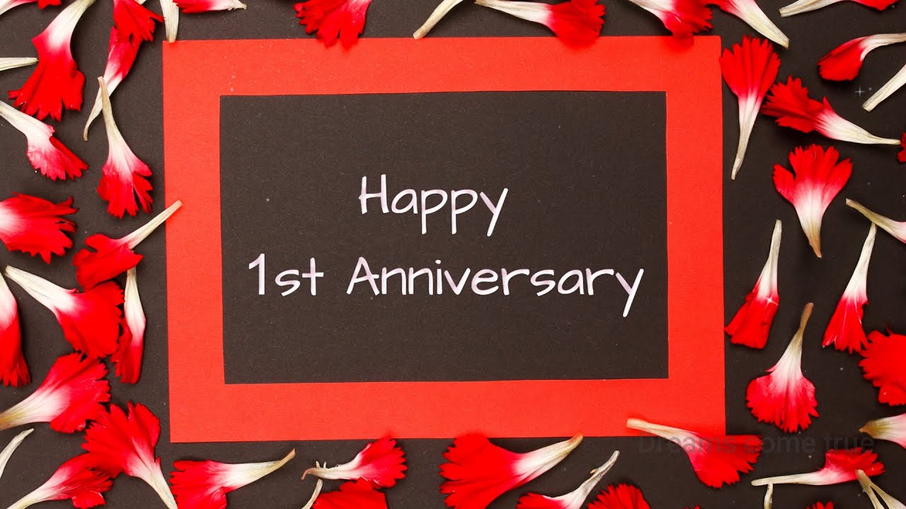 Happy 1st Anniversary | 1st Wedding Anniversary Wishes | Best 1st Anniversary Wishes for Couple