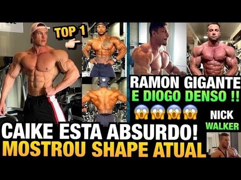 CAIKE MOSTRA SHAPE ATUAL ABSURDO - RAMON CADA VEZ MELHOR - DIOGO SUPER DENSO - NICK WALKER NO FOCO