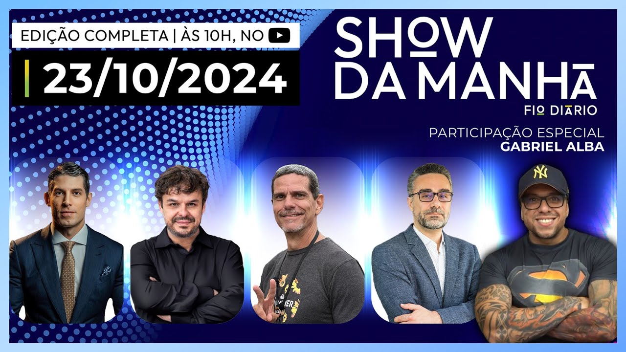 SHOW DA MANHÃ-MARCO ANTÔNIO COSTA, ADRILLES, DIDI RED PILL, ANDRÉ MARSIGLIA, GABRIEL ALBA-23/10/2024